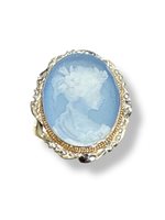 Ringe Mandile 1922 Dame Cammei  in Silber Madreperla 2MANCM10